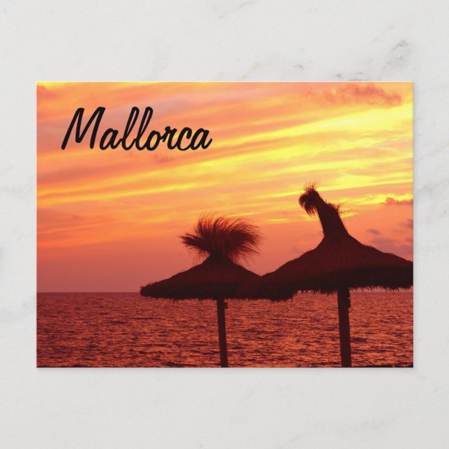 Postal Atardecer de Mallorca - Postcard (Anverso)