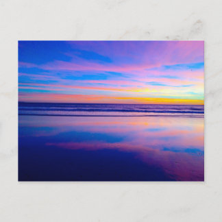 Postal Atardecer de Sueño Azul, Santa Mónica