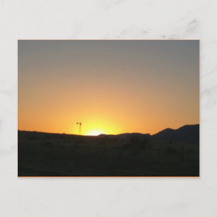 Postal Atardecer de Texas