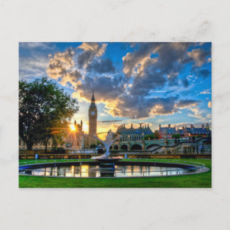 Postal Atardecer detrás de las cámaras del Parlamento