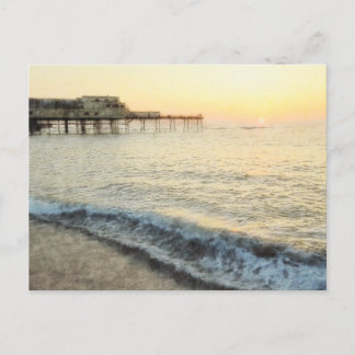 Postal Atardecer en Aberystwyth