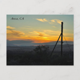 Postal Atardecer En Anza, CA