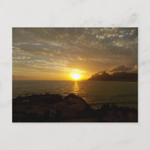 Postal Atardecer en Brasil