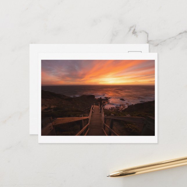 Postal Atardecer En Cape Schanck (Anverso/Reverso In Situ)