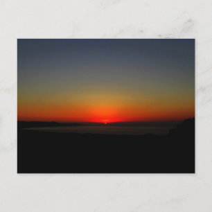 Postal Atardecer en el agua