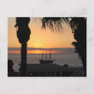 Postal Atardecer en el Barco Alto