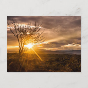 Postal Atardecer en el desierto Tatacoa