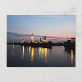 Postal Atardecer en el Golfo de México