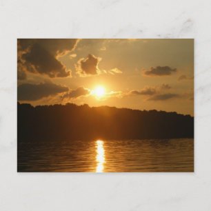 Postal Atardecer en el lago