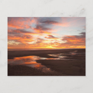 Postal Atardecer En El Mar De Cortez