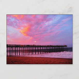 Postal Atardecer en el muelle
