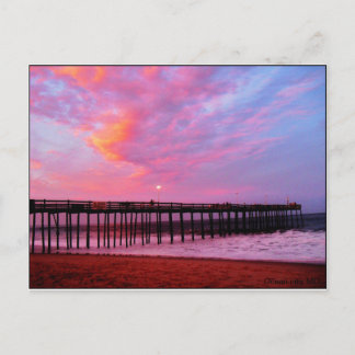 Postal Atardecer en el muelle