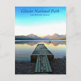 Postal Atardecer en el Parque Nacional del Glaciar