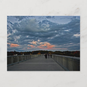 Postal Atardecer en el paseo