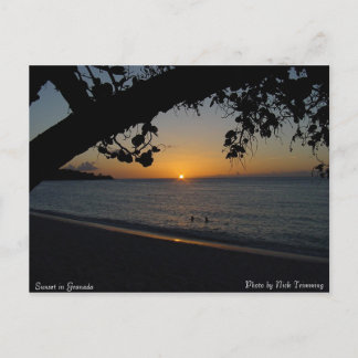 Postal Atardecer en Granada