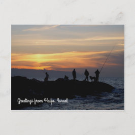 Postal Atardecer en Haifa, Israel