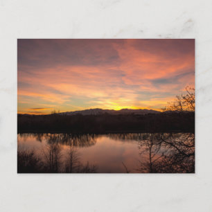 Postal Atardecer en Highland Glen