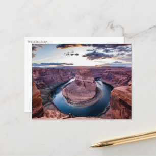 Postal Atardecer en Horsehoe Bend