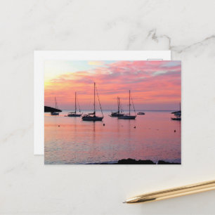 Postal Atardecer en Ibiza en la Bahía de Portinatx - Barc