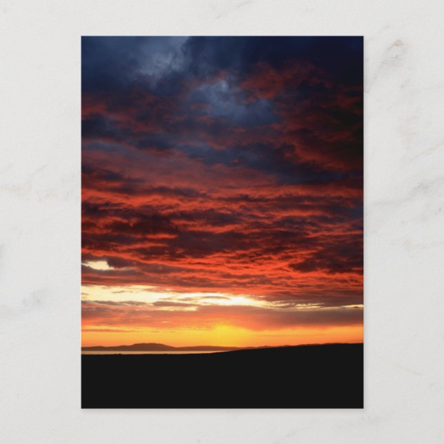 Postal Atardecer en Islay, Escocia (Anverso)