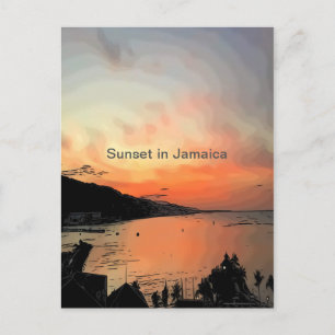 Postal Atardecer en Jamaica