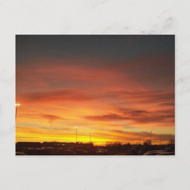 Postal Atardecer en Kansas (Anverso)
