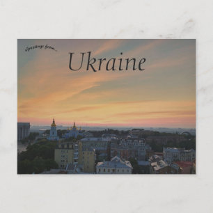 Postal Atardecer en Kiev Ucrania