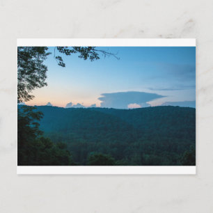 Postal Atardecer en la garganta mohicana con vista a Ohio