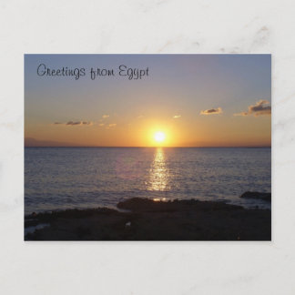 Postal Atardecer en la playa de la Luna - Postcard egipci
