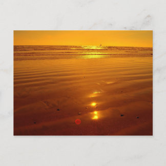 Postal Atardecer en la playa de Oceanside, California