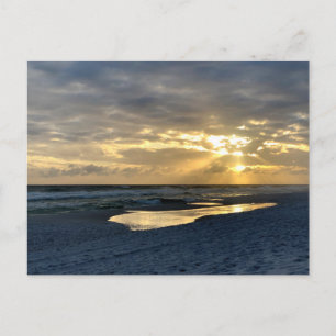 Postal Atardecer en la Playa Fotografía de Viajes Origina
