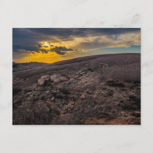 Postal Atardecer en la roca encantada