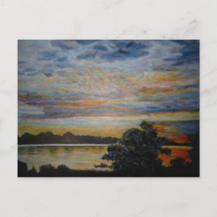 Postal Atardecer en Lakeshore