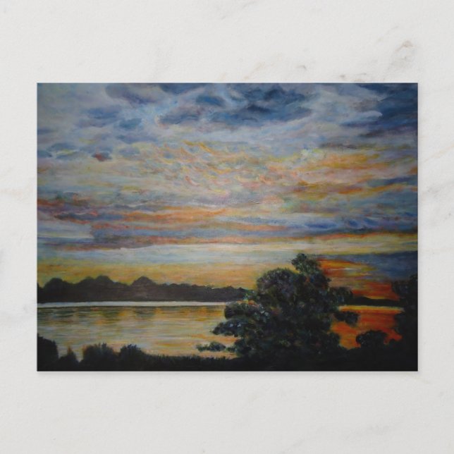 Postal Atardecer en Lakeshore (Anverso)