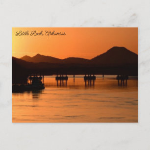 Postal Atardecer en Little Rock, Arkansas