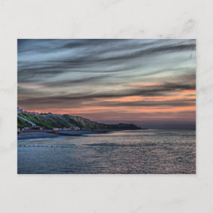 Postal Atardecer en los acantilados más cruzados