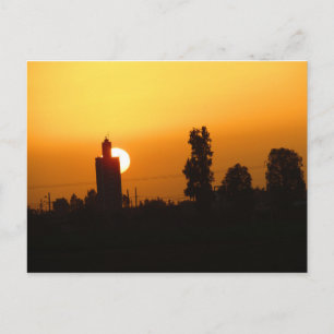 Postal Atardecer en Marruecos