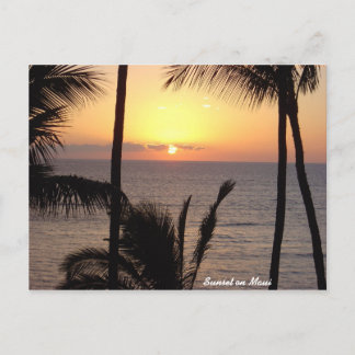 Postal Atardecer en Maui