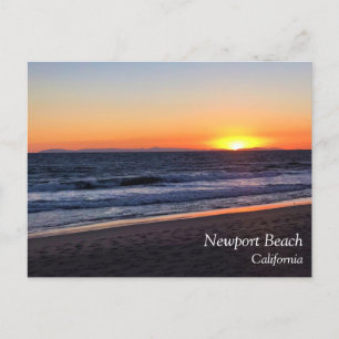 Postal Atardecer en Newport Beach, California