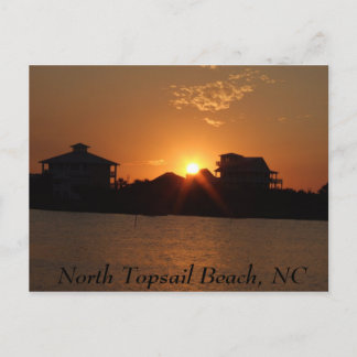 Postal Atardecer en North Topsail, North Topsail Beach, N