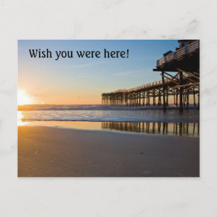 Postal Atardecer en Ocean Pier