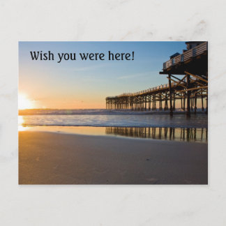 Postal Atardecer en Ocean Pier