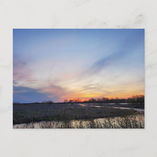 Postal Atardecer en Ohio (Anverso)