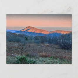 Postal Atardecer en Old Rag, Virginia