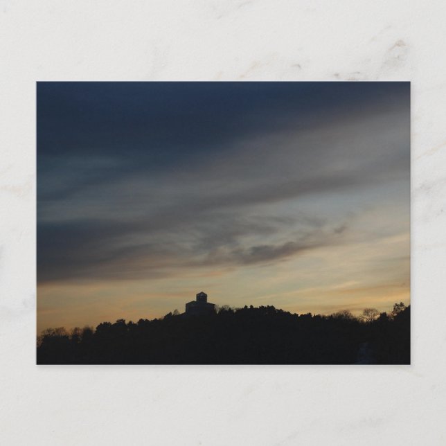 Postal Atardecer en Oslo (Anverso)