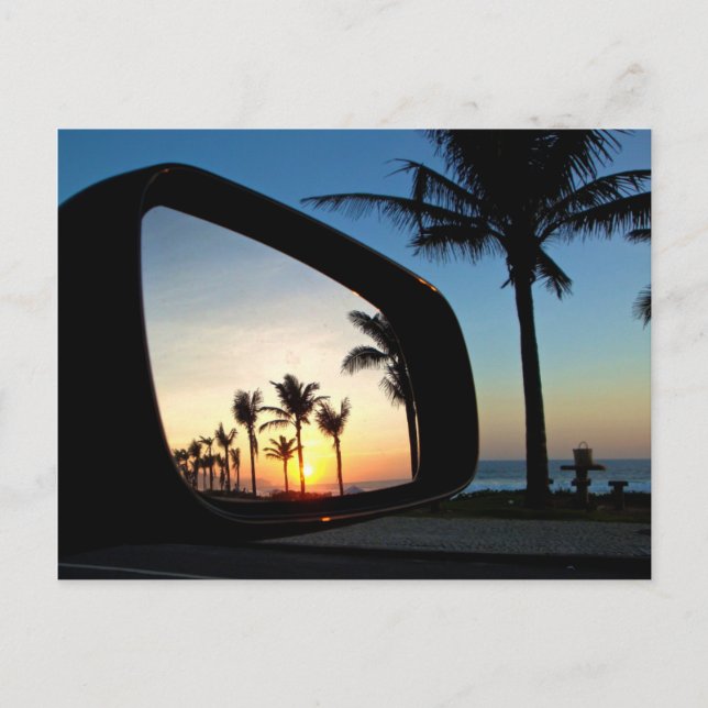 Postal Atardecer En Río (Anverso)