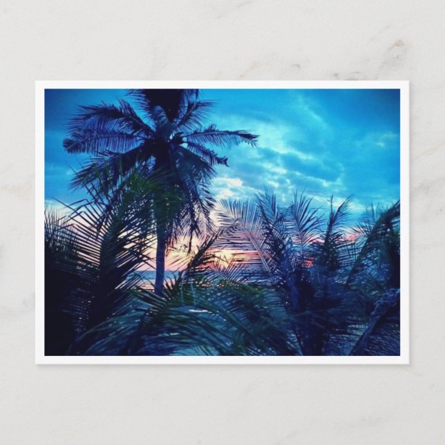 Postal Atardecer en Siquijor (Anverso)
