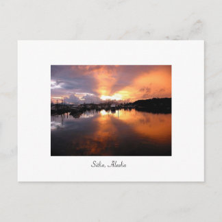 Postal Atardecer en Sitka