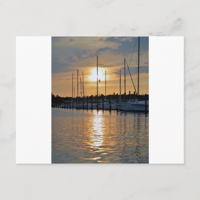 Postal Atardecer en Southport (Anverso)