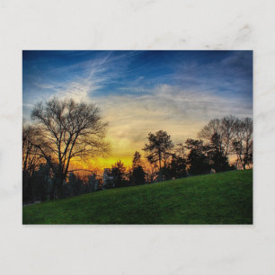 Postal Atardecer espléndido en Central Park, Nueva York